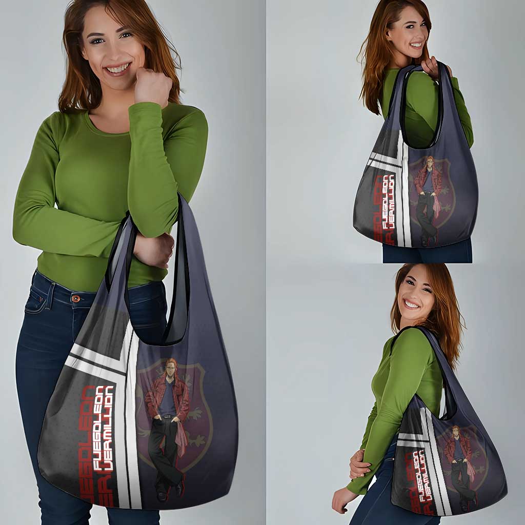 Black Clover Fuegoleon Vermillion Grocery Bag Anime Illustration Style