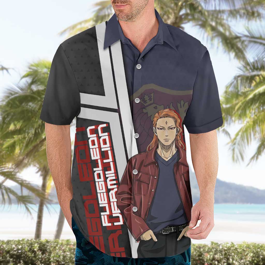 Black Clover Fuegoleon Vermillion Hawaiian Shirt Anime Illustration Style