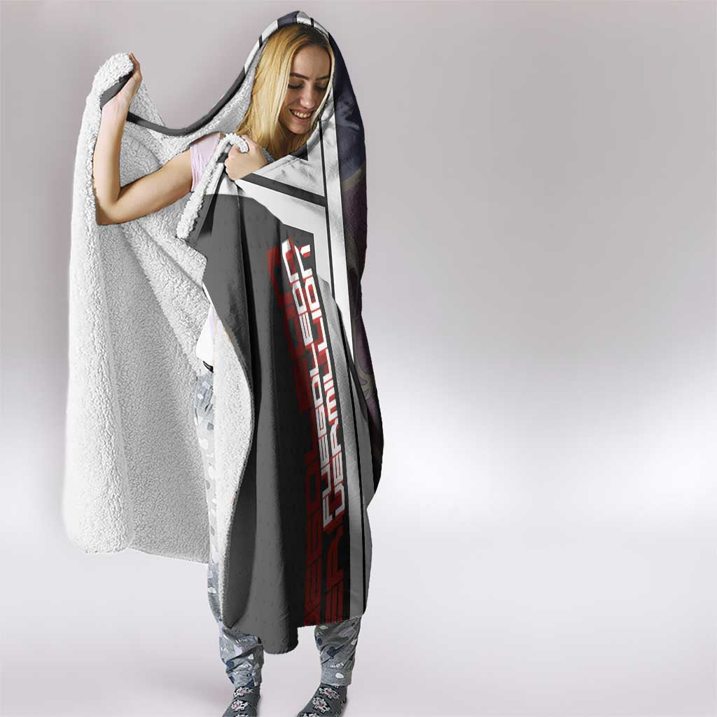 Black Clover Fuegoleon Vermillion Hooded Blanket Anime Illustration Style