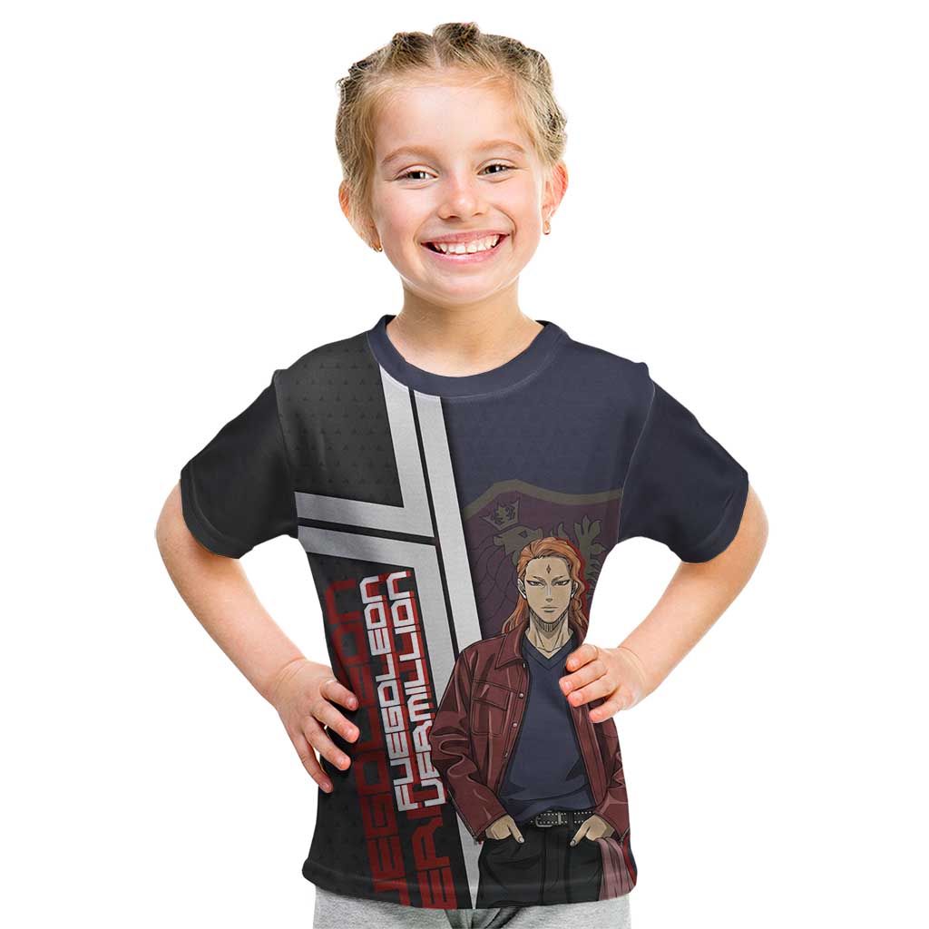 Black Clover Fuegoleon Vermillion Kid T Shirt Anime Illustration Style