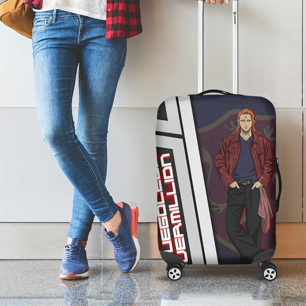 Black Clover Fuegoleon Vermillion Luggage Cover Anime Illustration Style