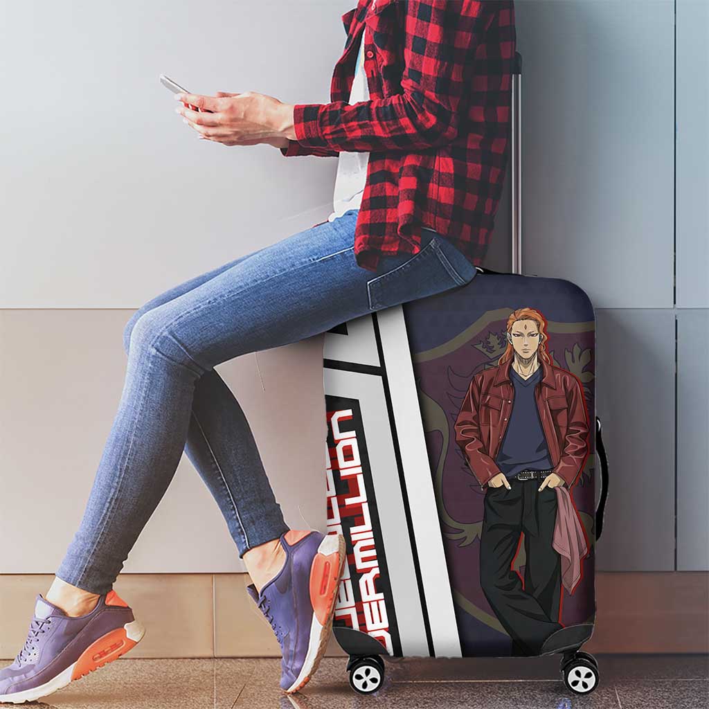 Black Clover Fuegoleon Vermillion Luggage Cover Anime Illustration Style