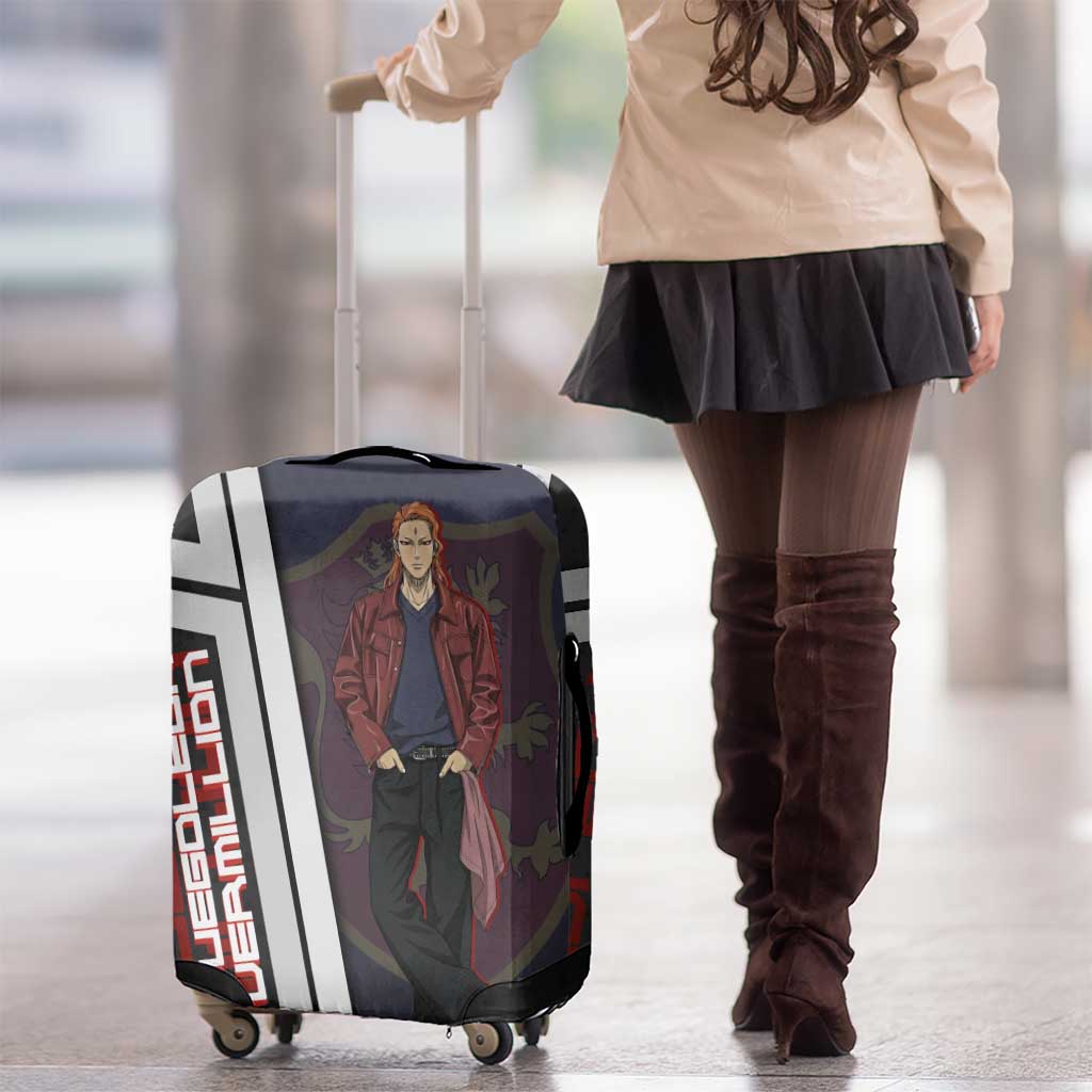 Black Clover Fuegoleon Vermillion Luggage Cover Anime Illustration Style