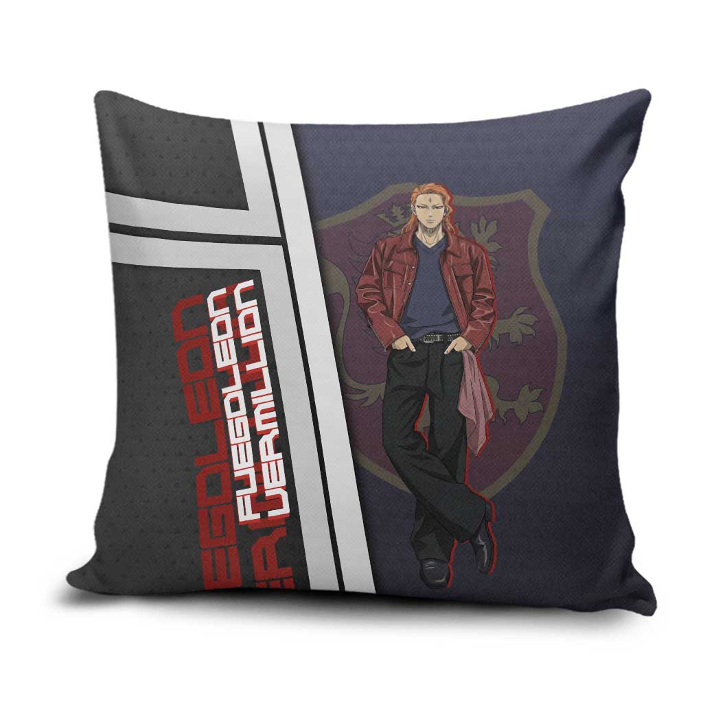 Black Clover Fuegoleon Vermillion Pillow Cover Anime Illustration Style