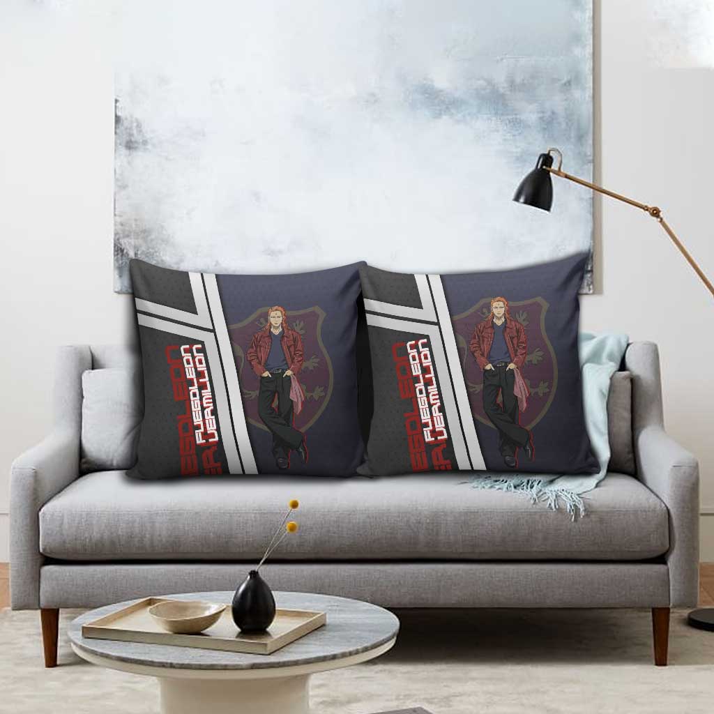 Black Clover Fuegoleon Vermillion Pillow Cover Anime Illustration Style
