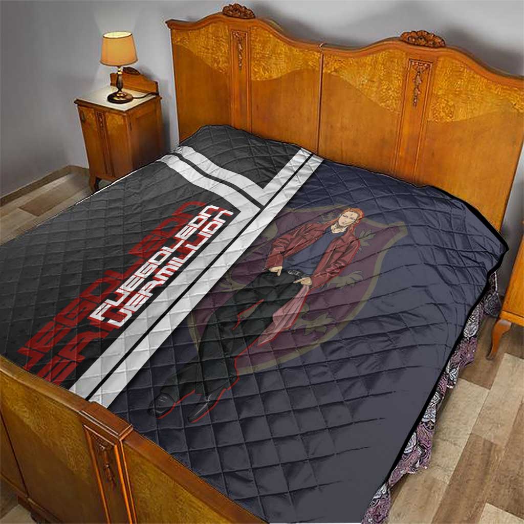 Black Clover Fuegoleon Vermillion Quilt Anime Illustration Style