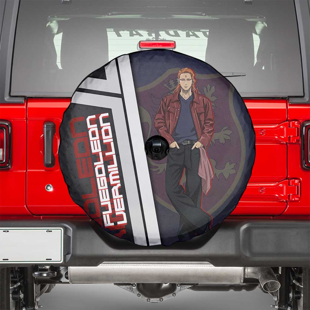 Black Clover Fuegoleon Vermillion Spare Tire Cover Anime Illustration Style