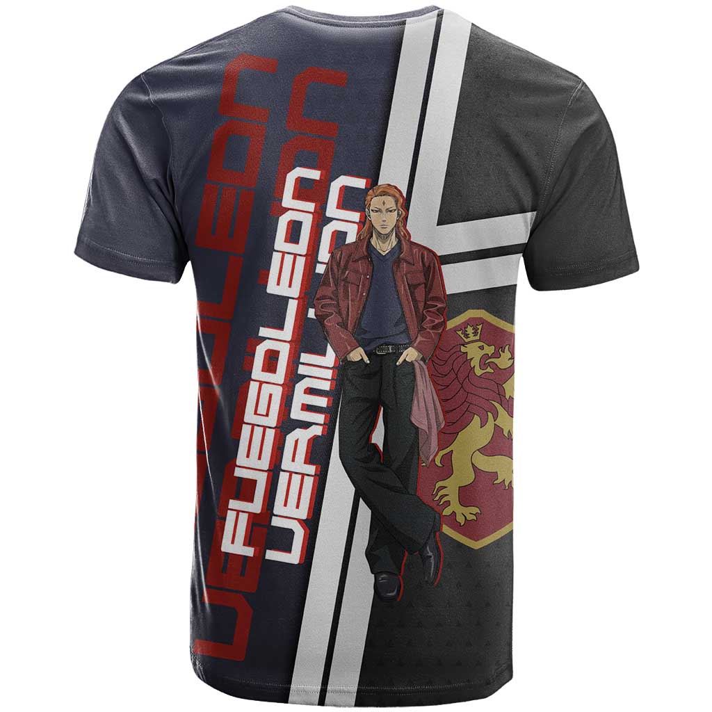 Black Clover Fuegoleon Vermillion T Shirt Anime Illustration Style
