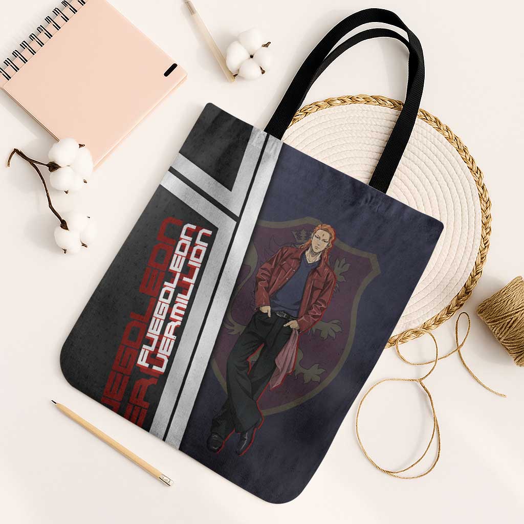 Black Clover Fuegoleon Vermillion Tote Bag Anime Illustration Style