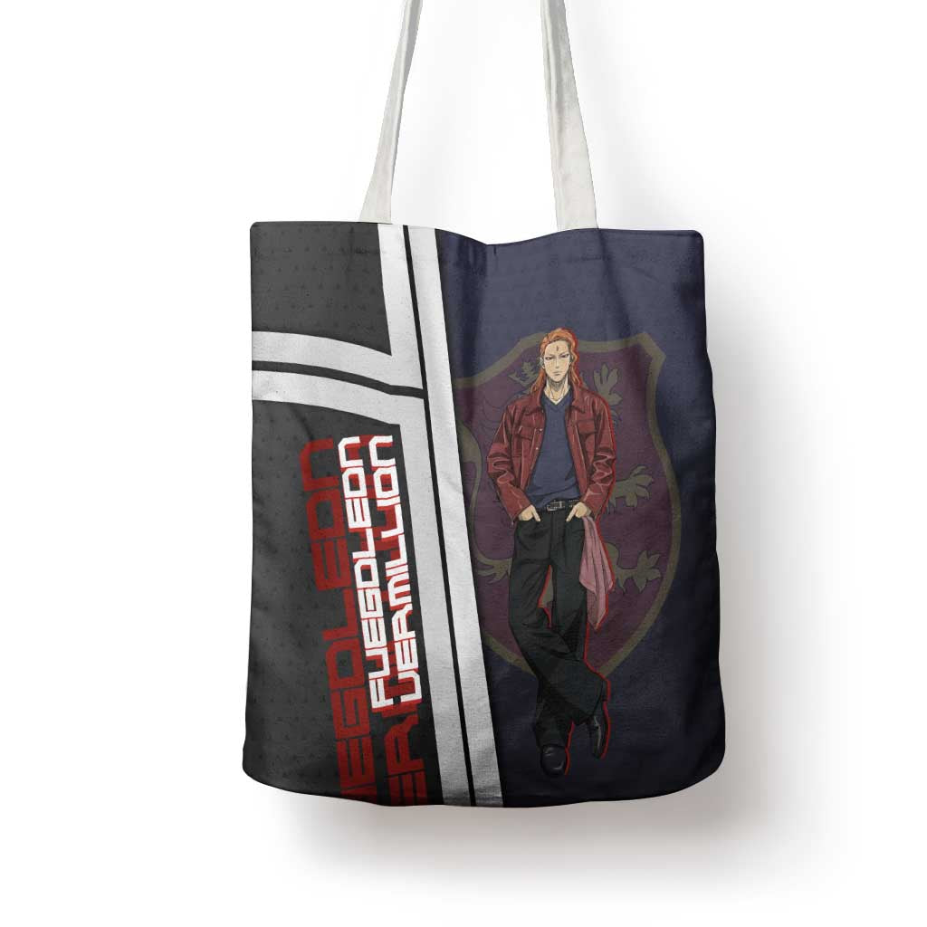 Black Clover Fuegoleon Vermillion Tote Bag Anime Illustration Style
