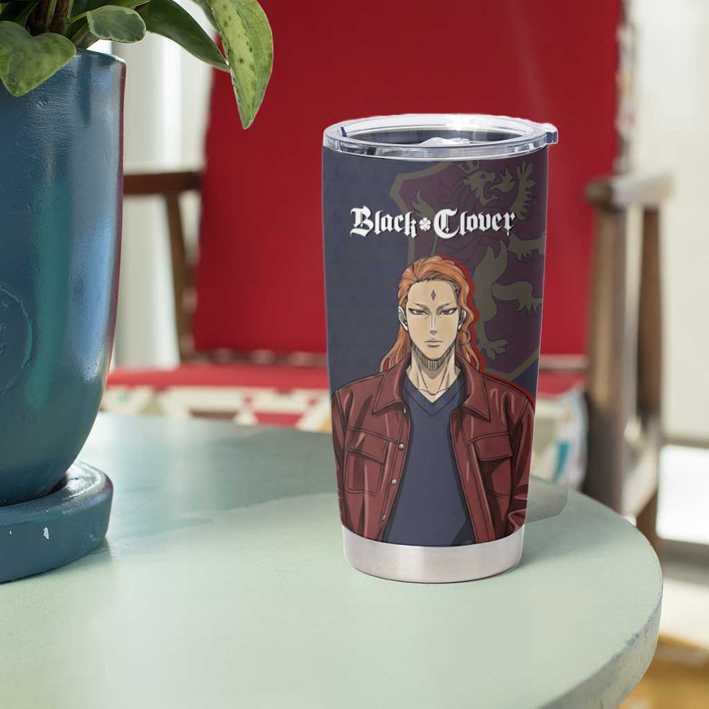Black Clover Fuegoleon Vermillion Tumbler Cup Anime Illustration Style