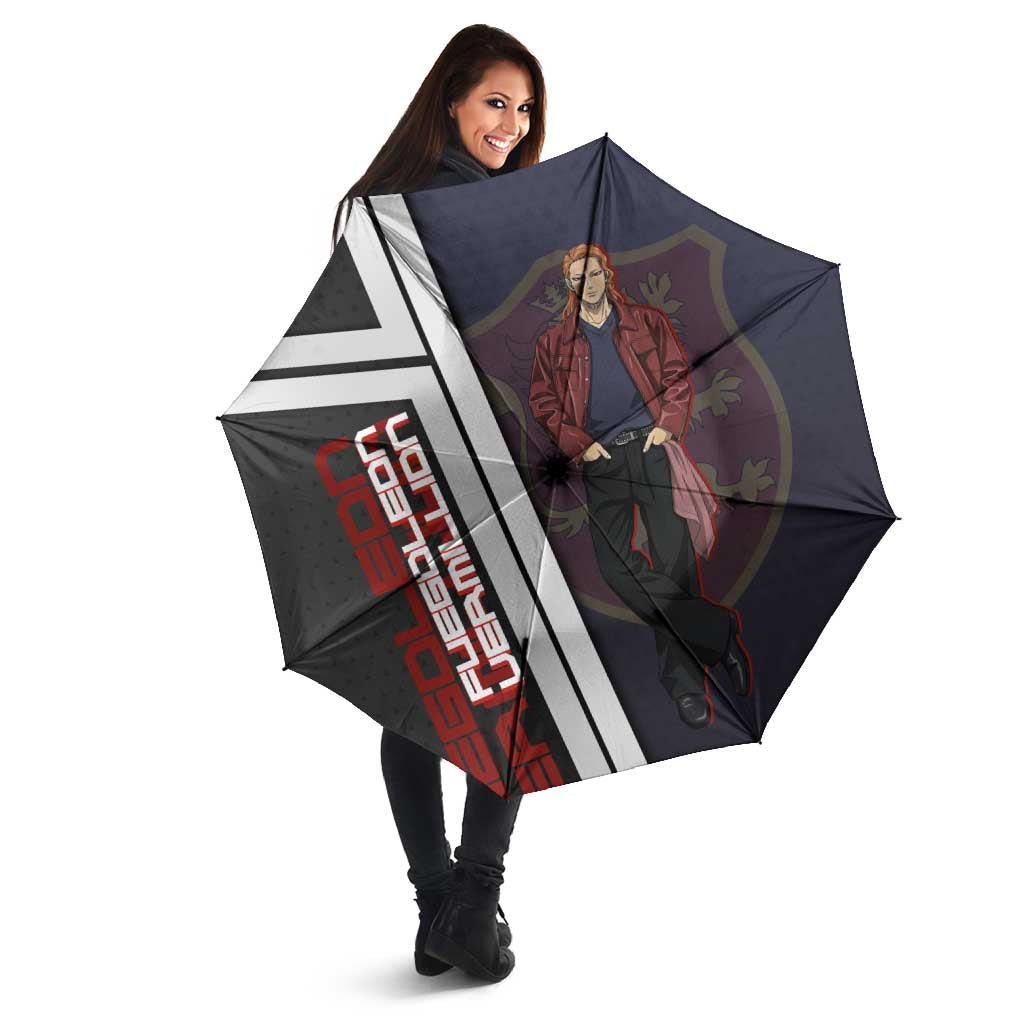 Black Clover Fuegoleon Vermillion Umbrella Anime Illustration Style