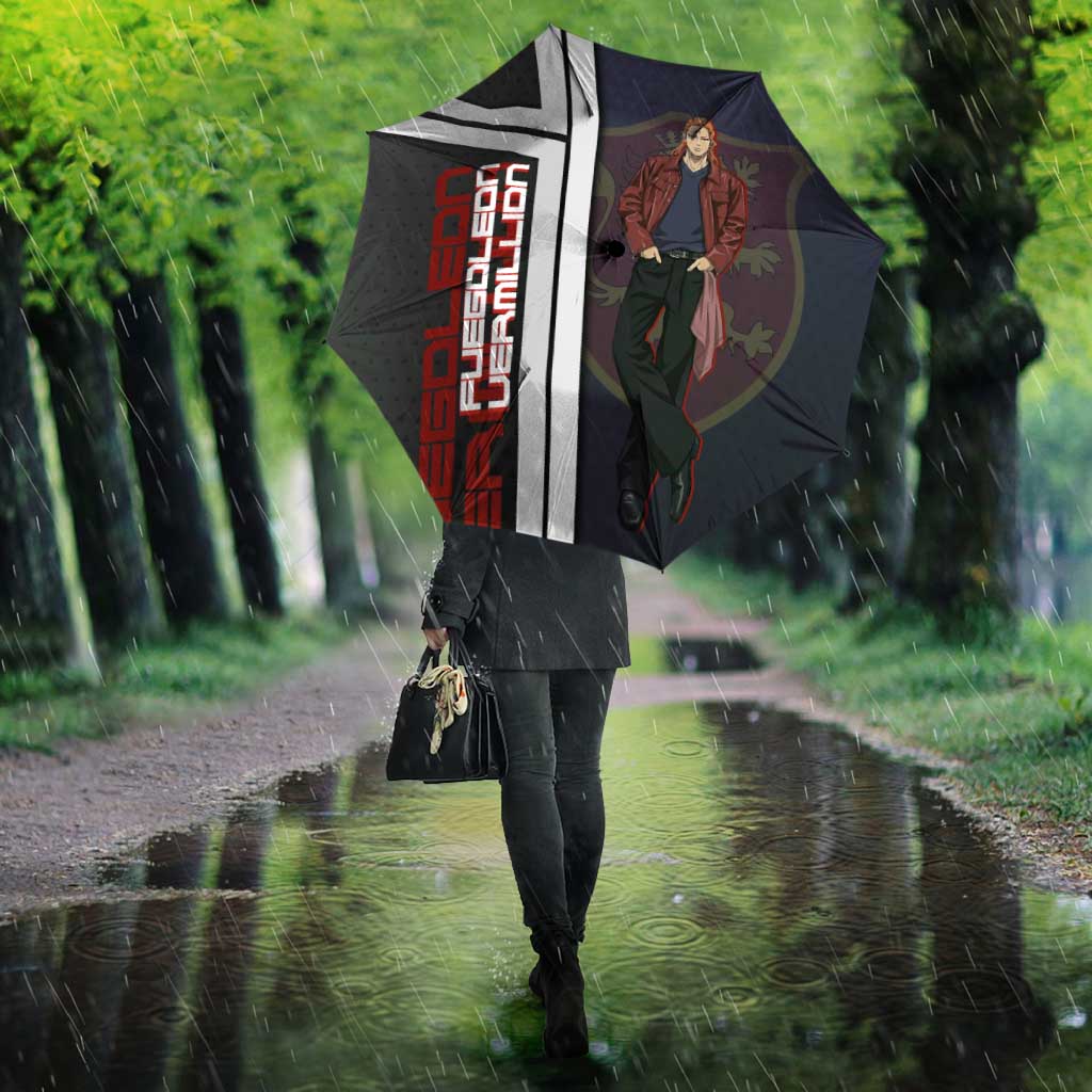 Black Clover Fuegoleon Vermillion Umbrella Anime Illustration Style