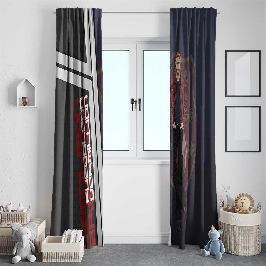 Black Clover Fuegoleon Vermillion Window Curtain Anime Illustration Style