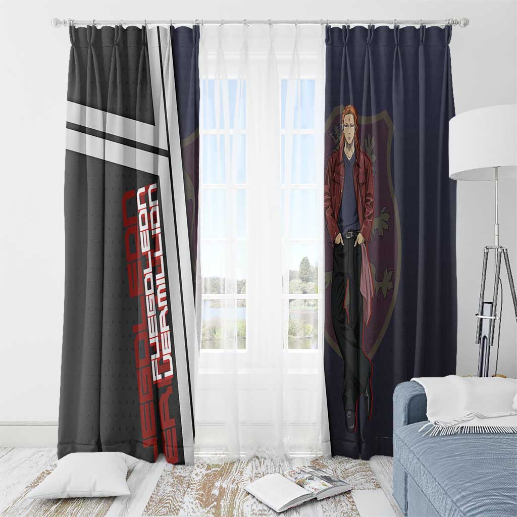 Black Clover Fuegoleon Vermillion Window Curtain Anime Illustration Style