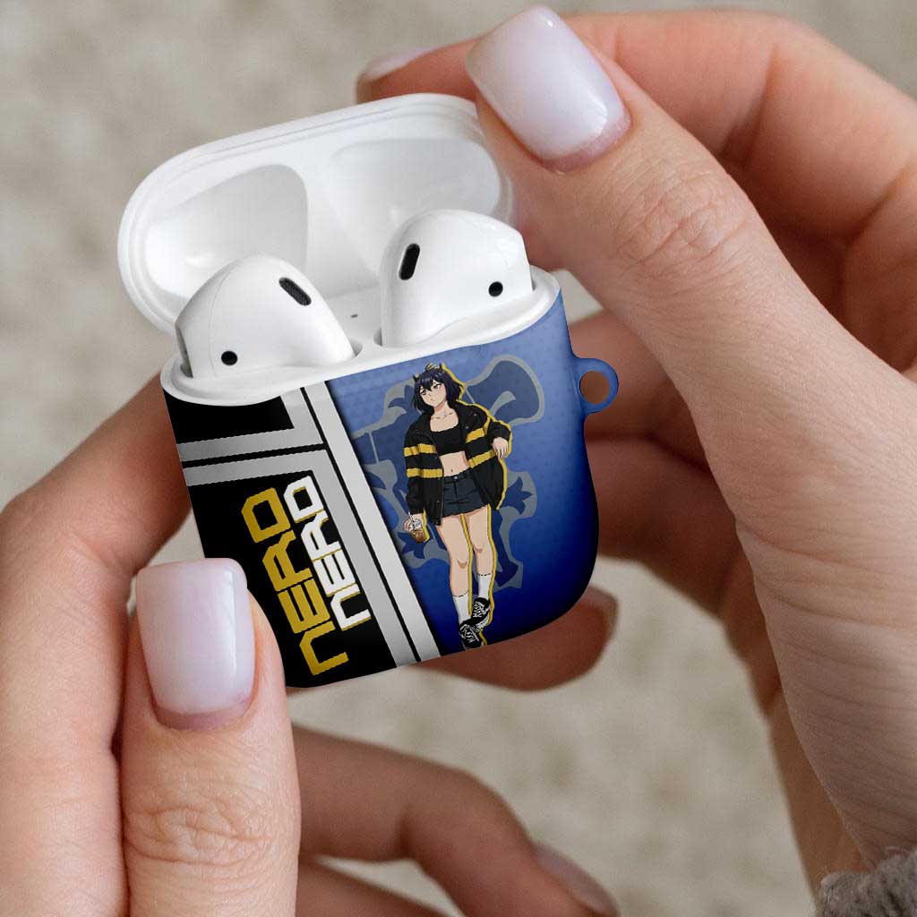 Black Clover Nero AirPods Case Anime Illustration Style