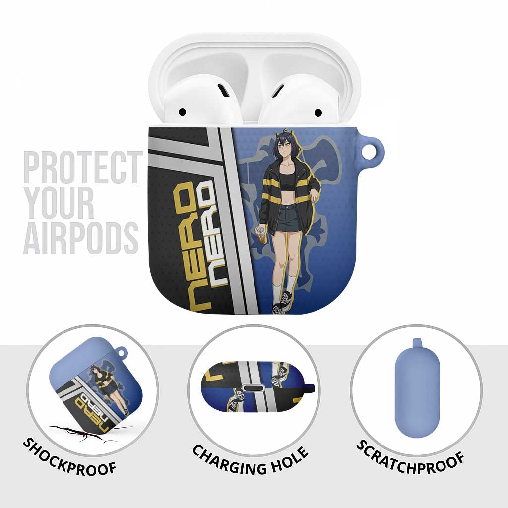 Black Clover Nero AirPods Case Anime Illustration Style