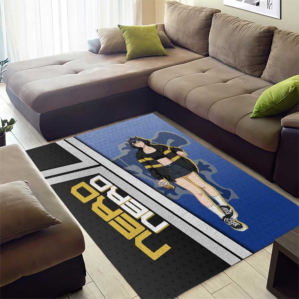 Black Clover Nero Area Rug Anime Illustration Style