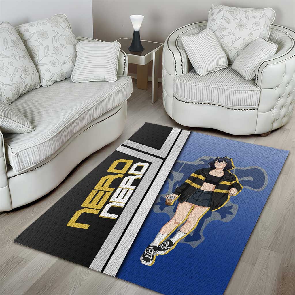 Black Clover Nero Area Rug Anime Illustration Style