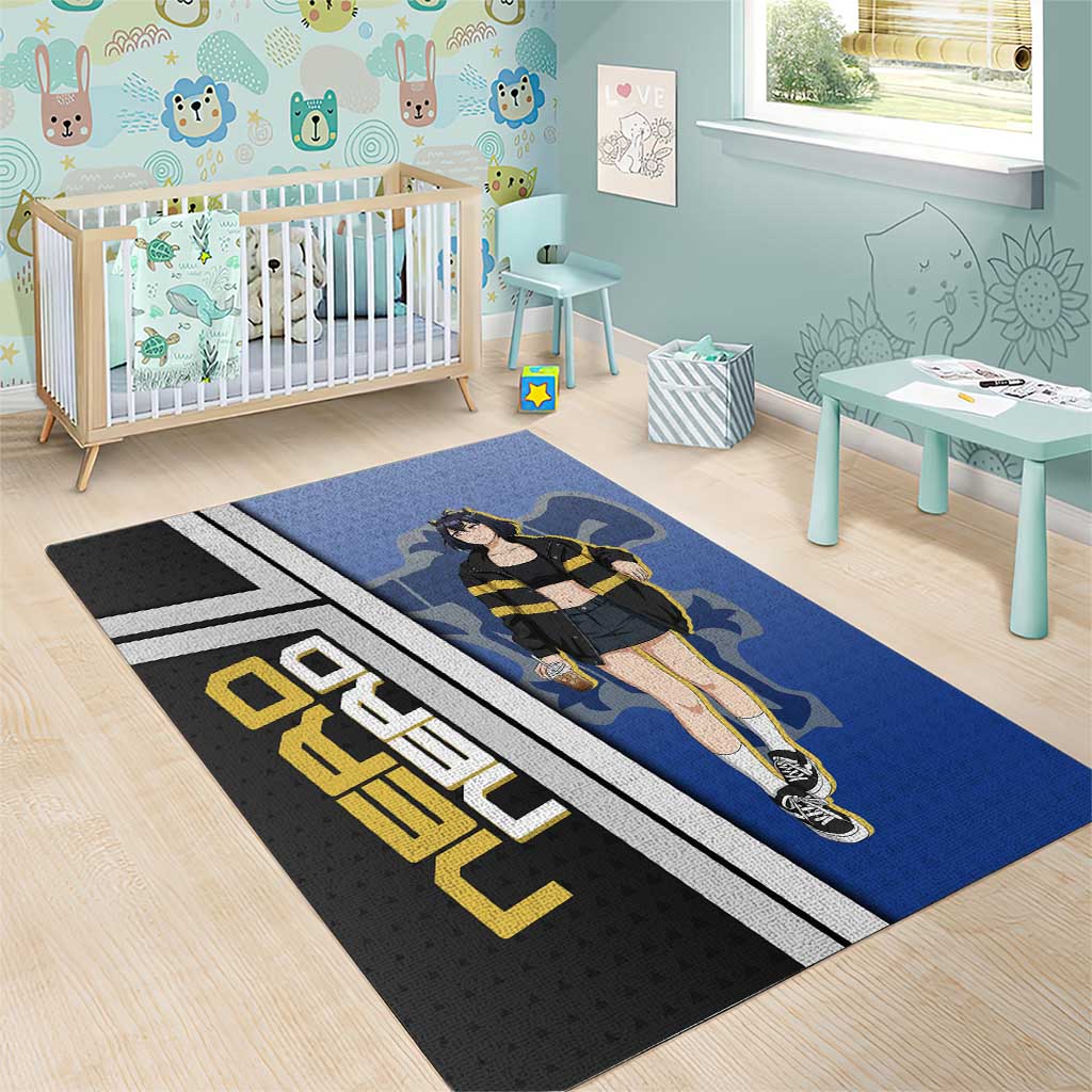 Black Clover Nero Area Rug Anime Illustration Style
