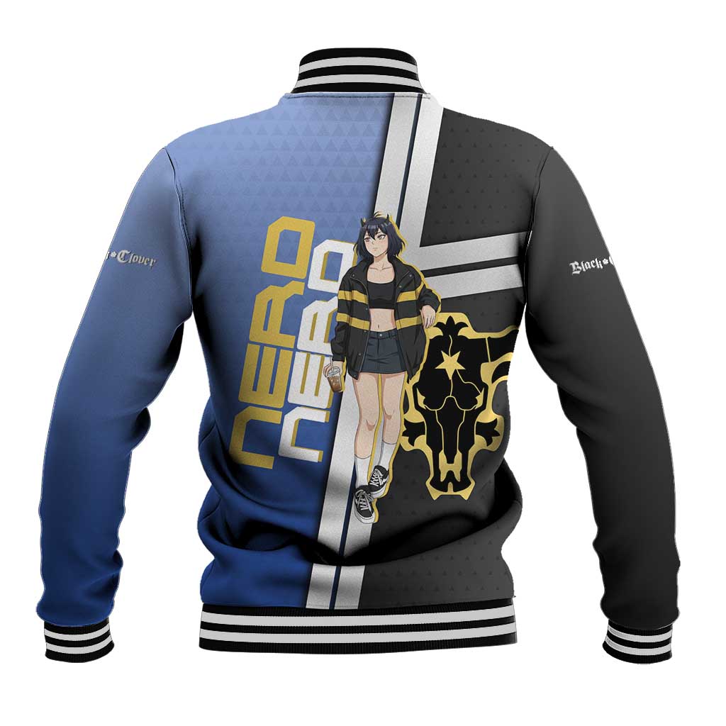 Black Clover Nero Baseball Jacket Anime Illustration Style