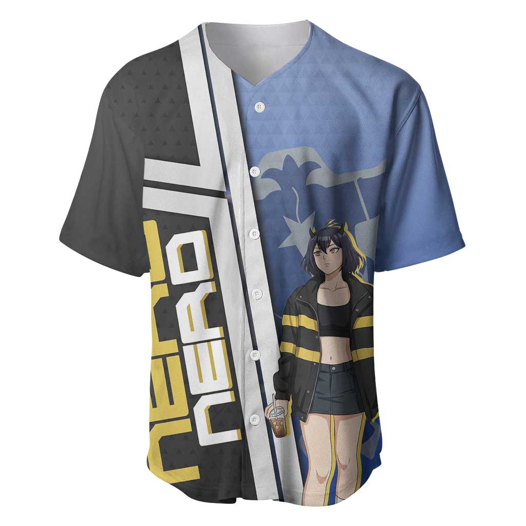 Black Clover Nero Baseball Jersey Anime Illustration Style