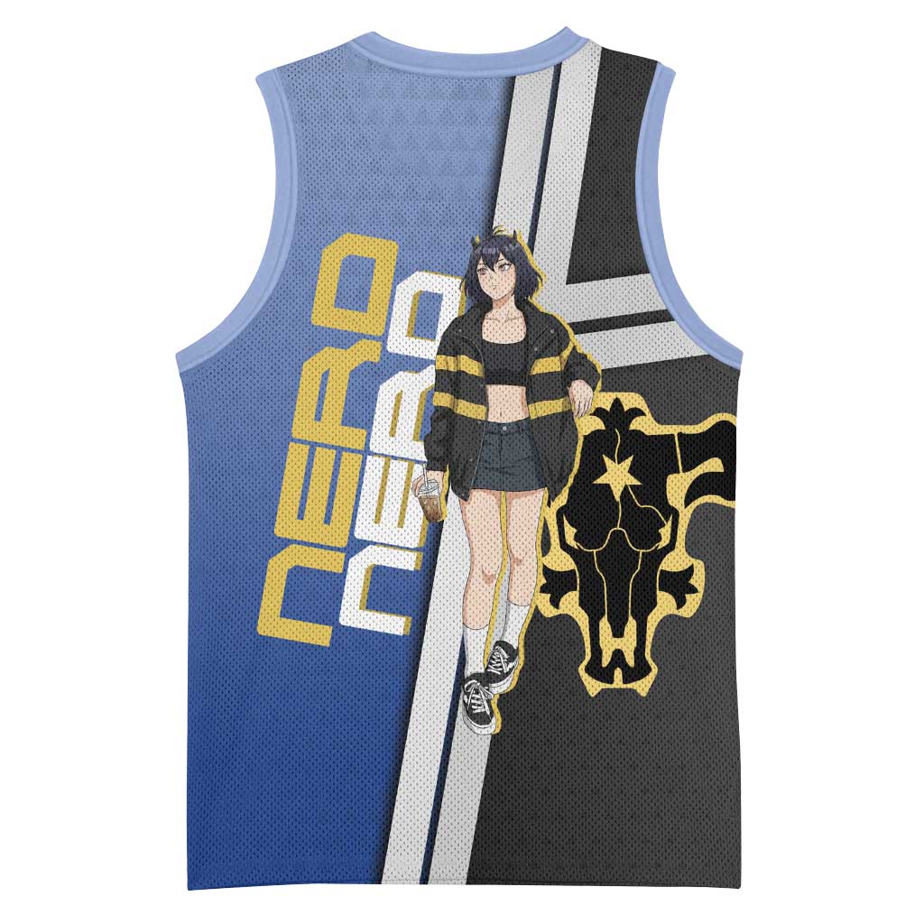 Black Clover Nero Basketball Jersey Anime Illustration Style