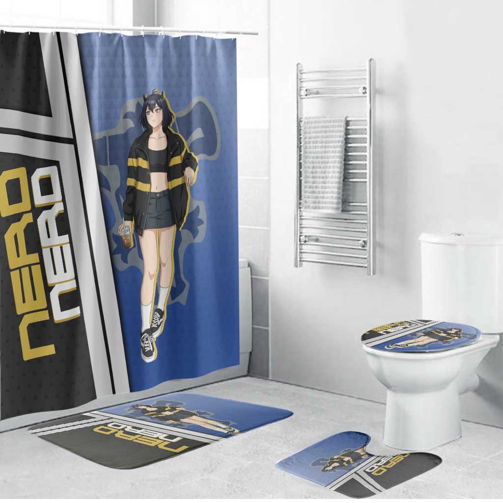 Black Clover Nero Bathroom Set Anime Illustration Style
