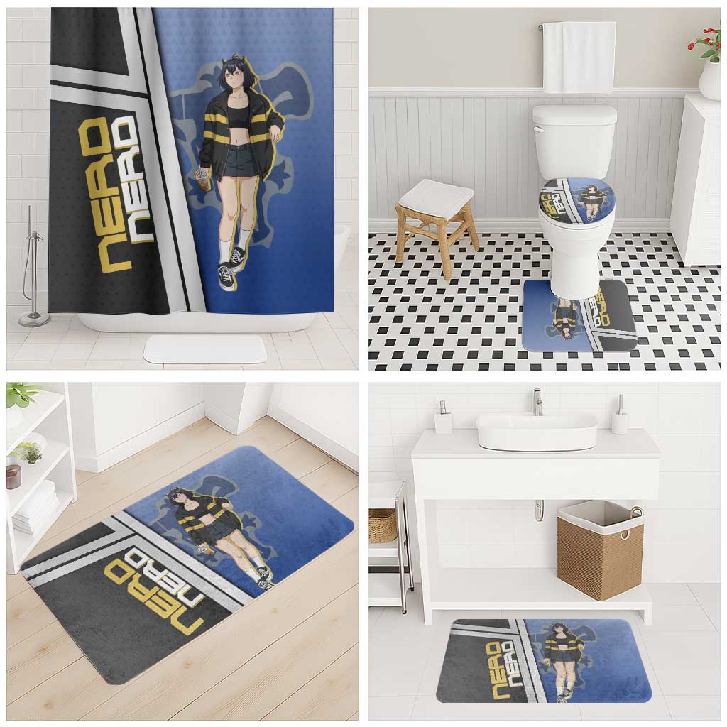 Black Clover Nero Bathroom Set Anime Illustration Style