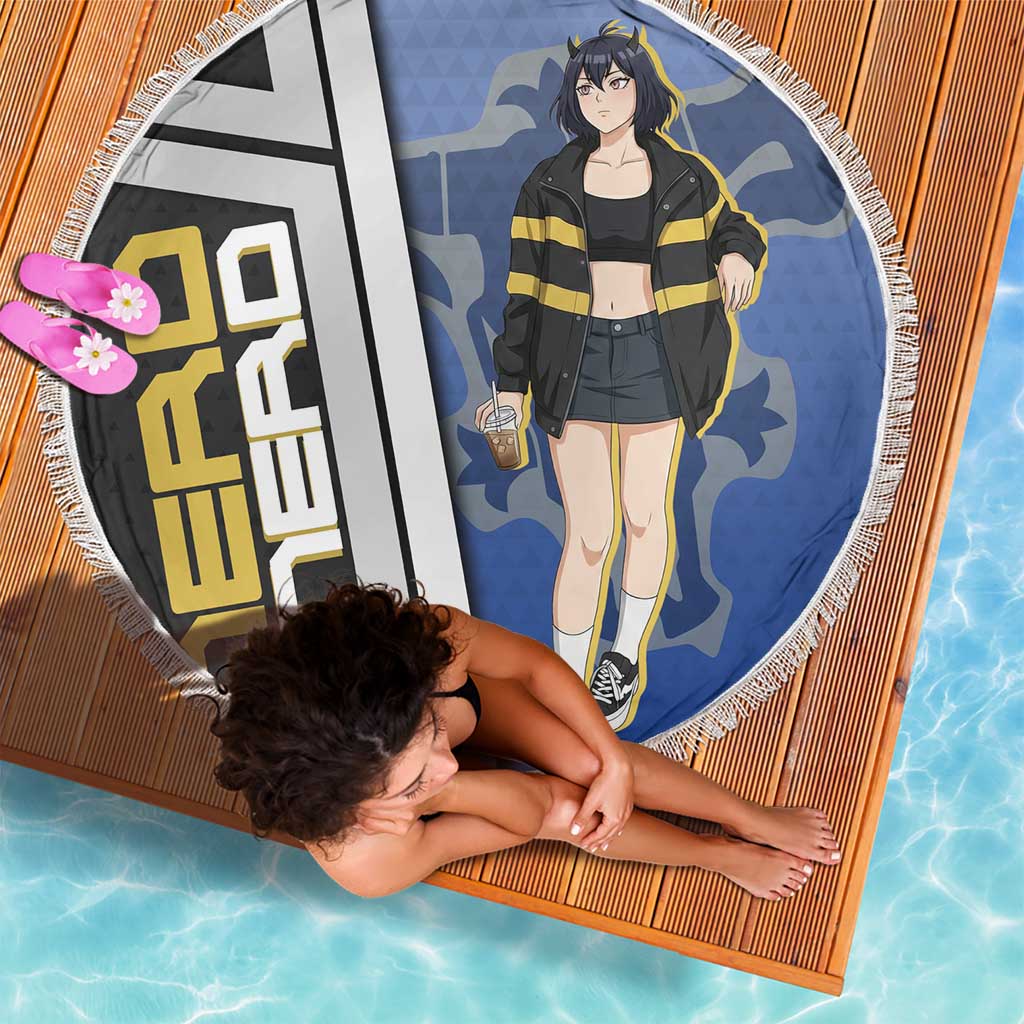 Black Clover Nero Beach Blanket Anime Illustration Style