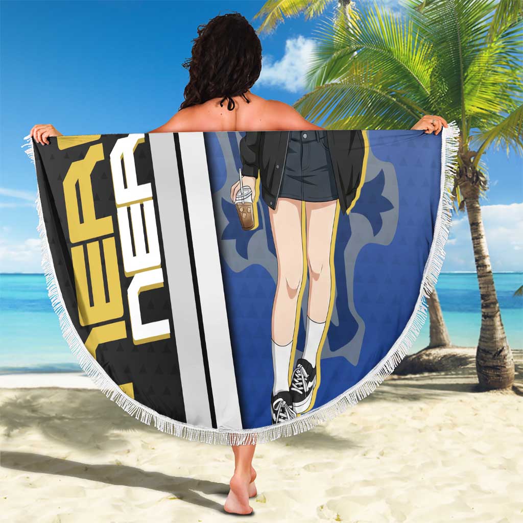 Black Clover Nero Beach Blanket Anime Illustration Style