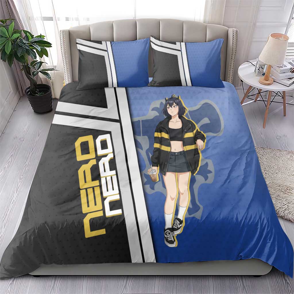 Black Clover Nero Bedding Set Anime Illustration Style