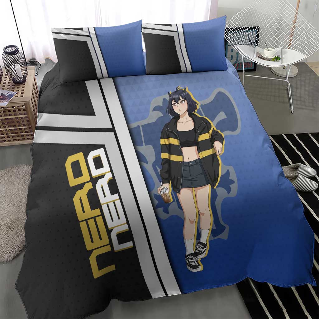 Black Clover Nero Bedding Set Anime Illustration Style