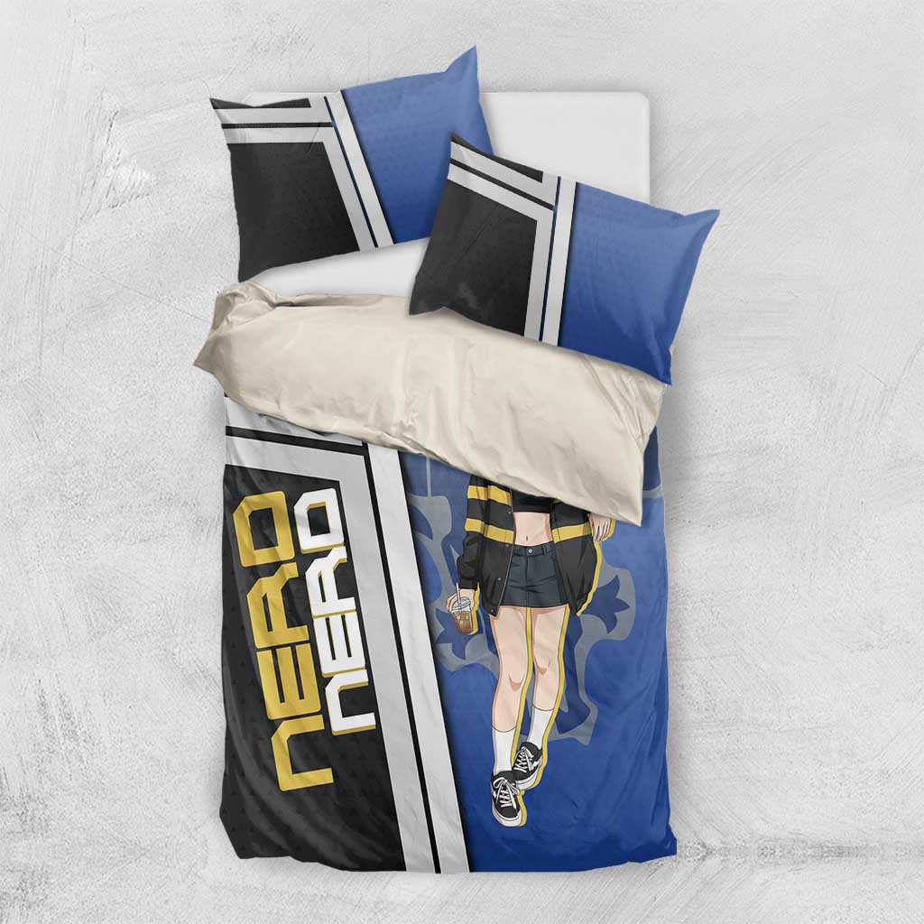 Black Clover Nero Bedding Set Anime Illustration Style