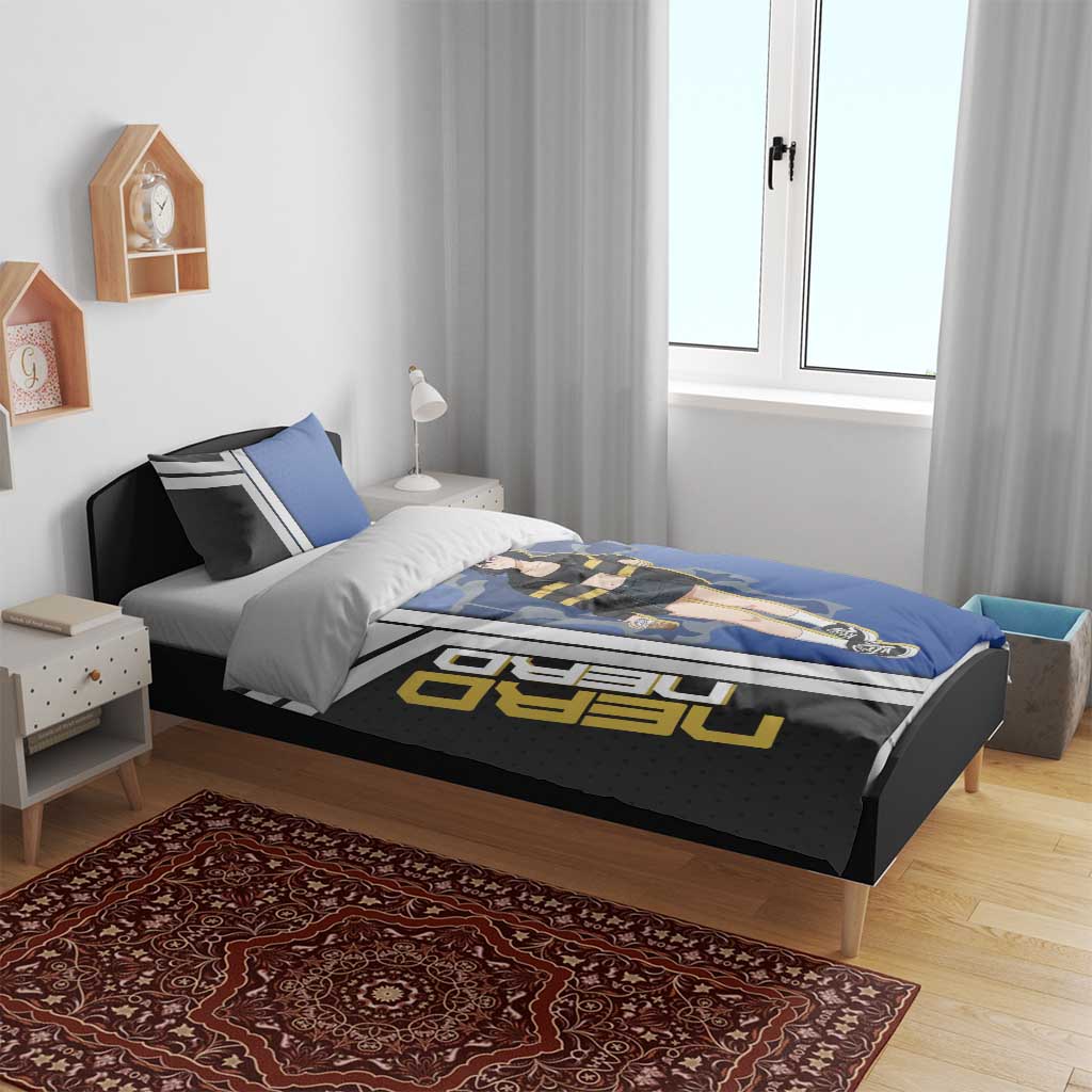 Black Clover Nero Bedding Set Anime Illustration Style