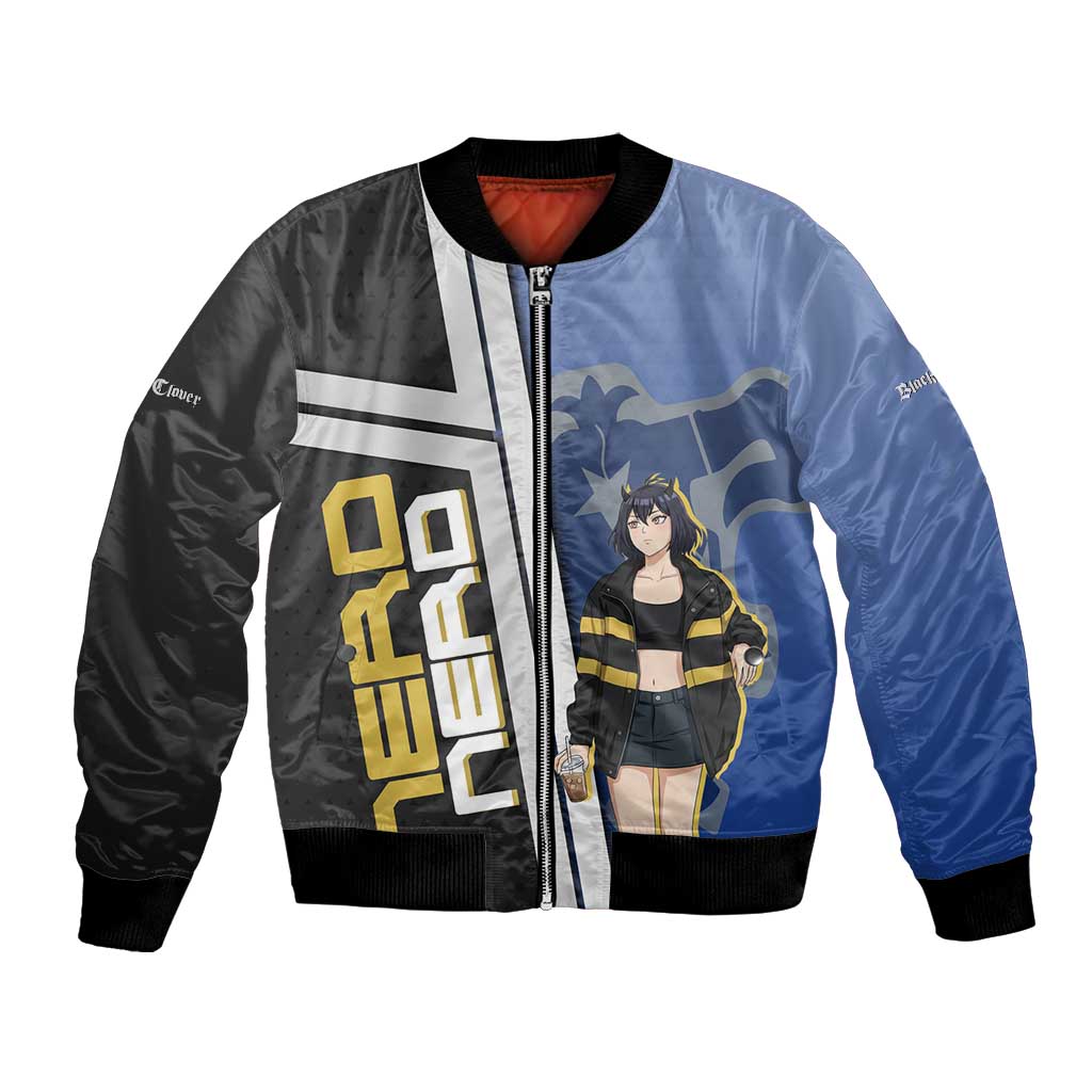 Black Clover Nero Bomber Jacket Anime Illustration Style