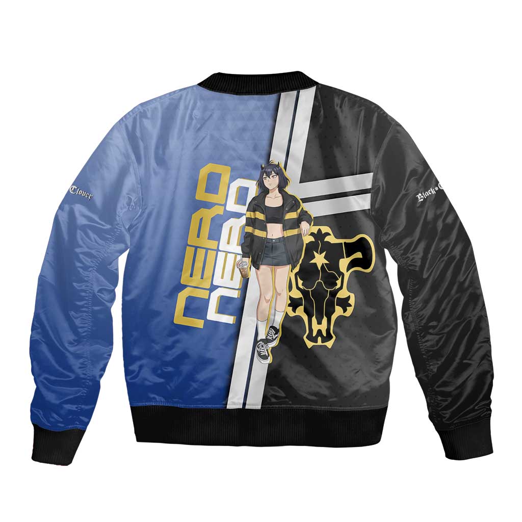 Black Clover Nero Bomber Jacket Anime Illustration Style