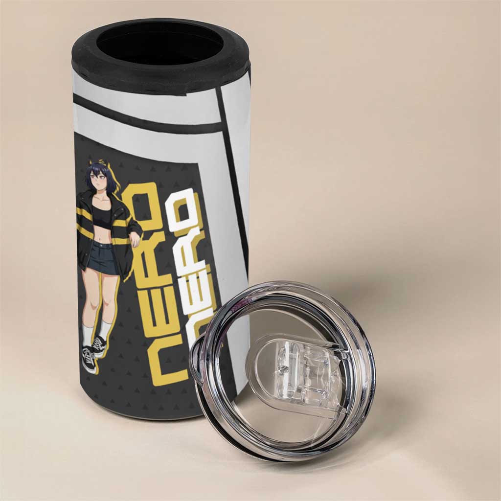 Black Clover Nero 4 in 1 Can Cooler Tumbler Anime Illustration Style
