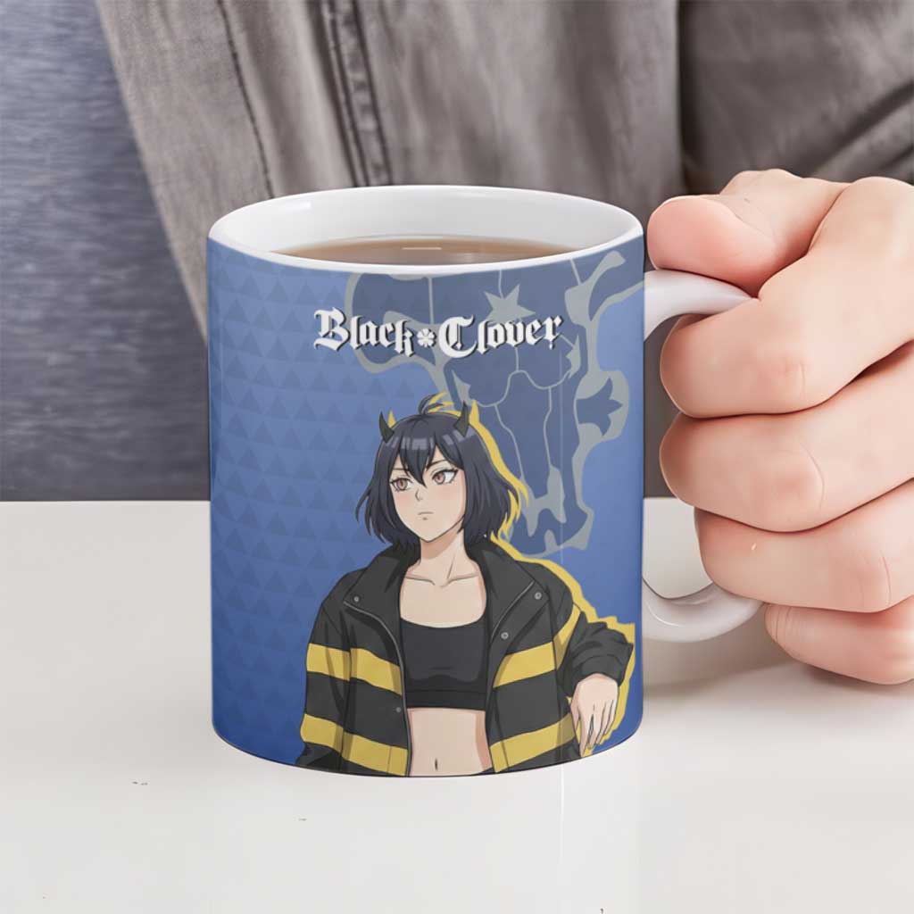 Black Clover Nero Ceramic Mug Anime Illustration Style