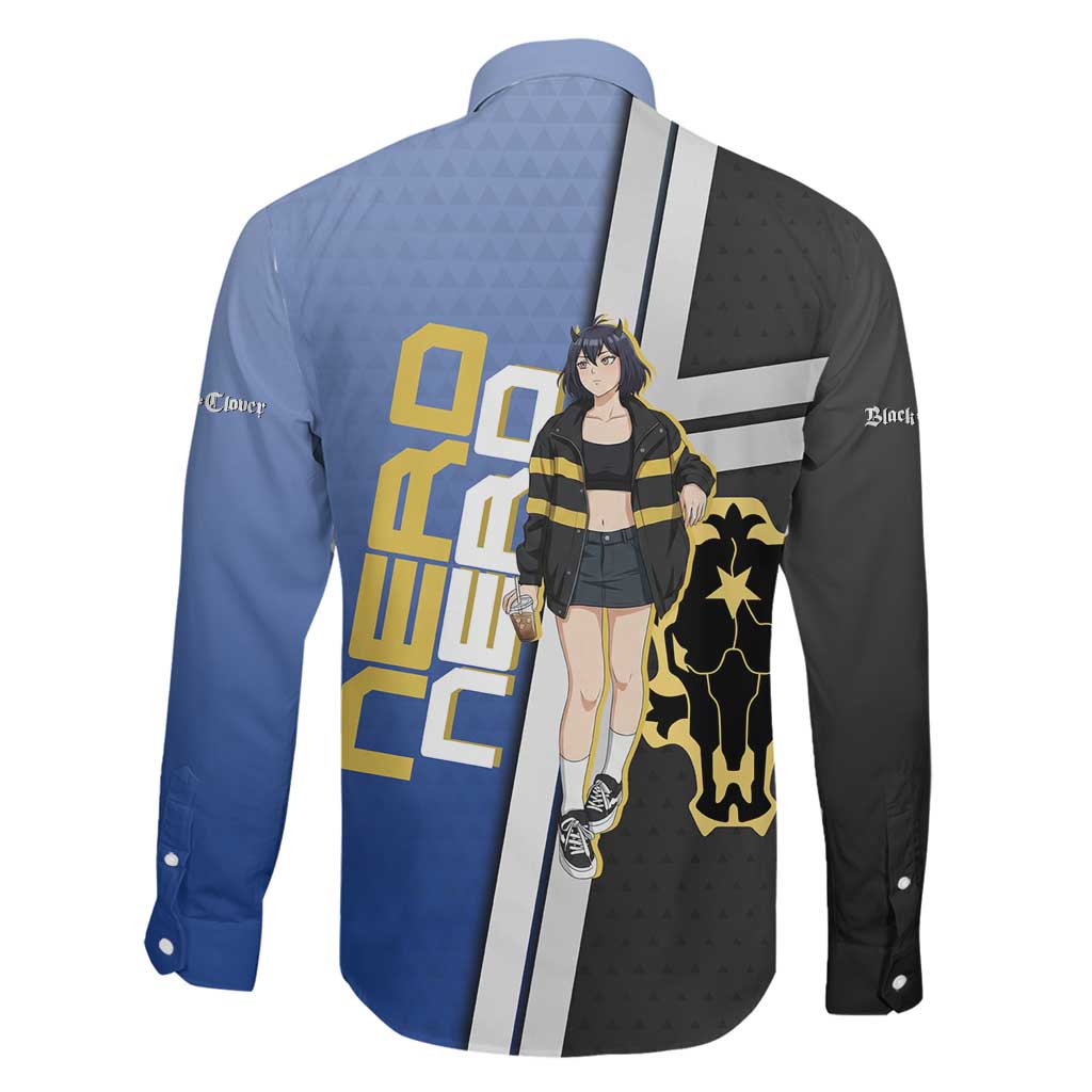 Black Clover Nero Family Matching Off The Shoulder Long Sleeve Dress and Hawaiian Shirt Anime Illustration Style