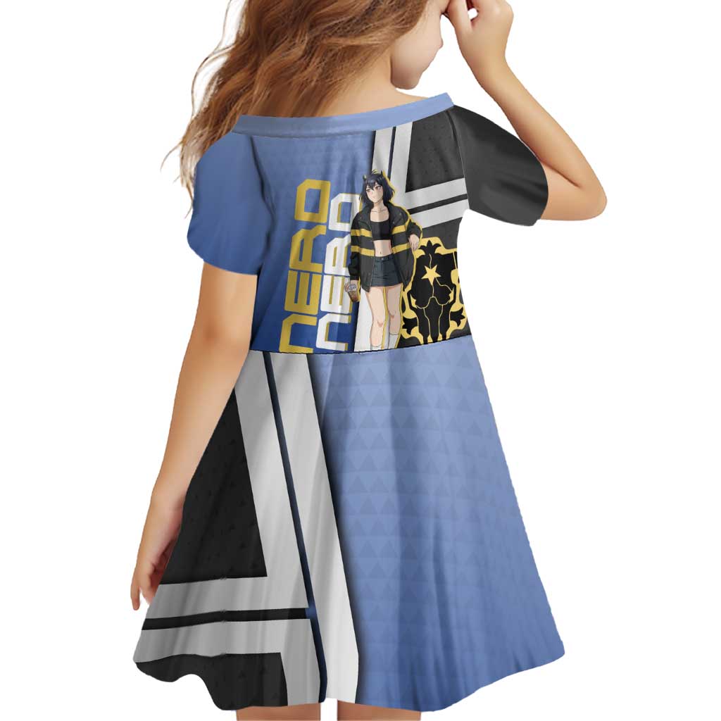 Black Clover Nero Family Matching Tank Maxi Dress and Hawaiian Shirt Anime Illustration Style