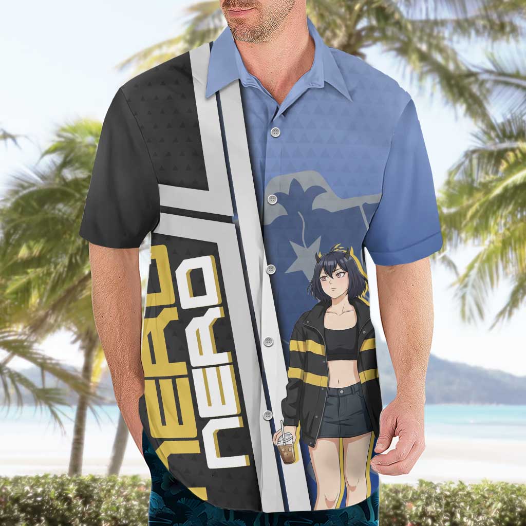 Black Clover Nero Hawaiian Shirt Anime Illustration Style