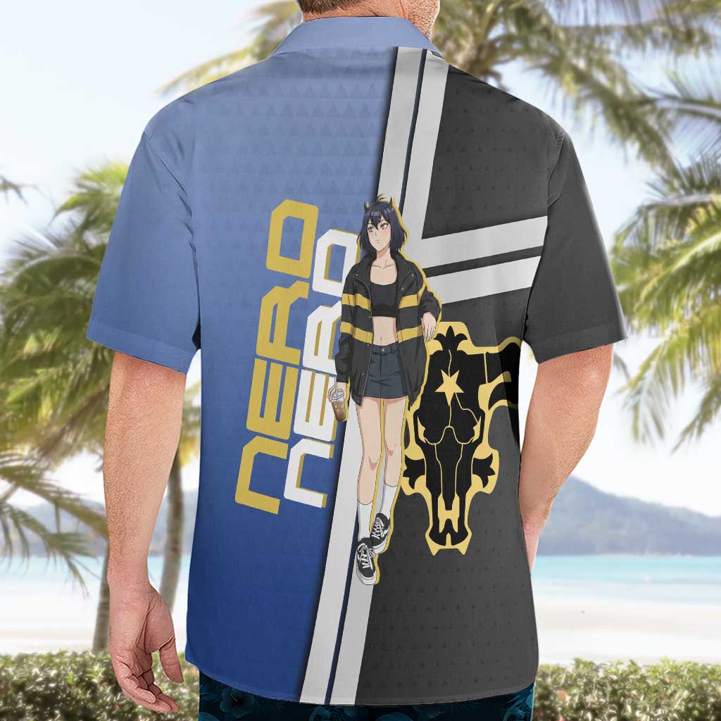 Black Clover Nero Hawaiian Shirt Anime Illustration Style