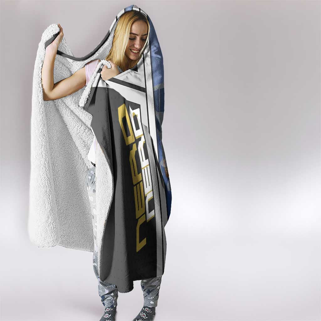 Black Clover Nero Hooded Blanket Anime Illustration Style