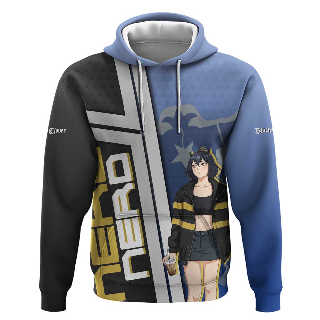 Black Clover Nero Hoodie Anime Illustration Style