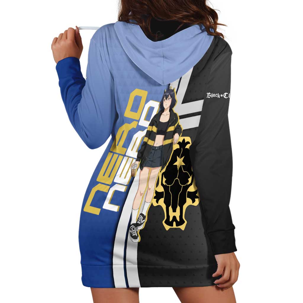Black Clover Nero Hoodie Dress Anime Illustration Style