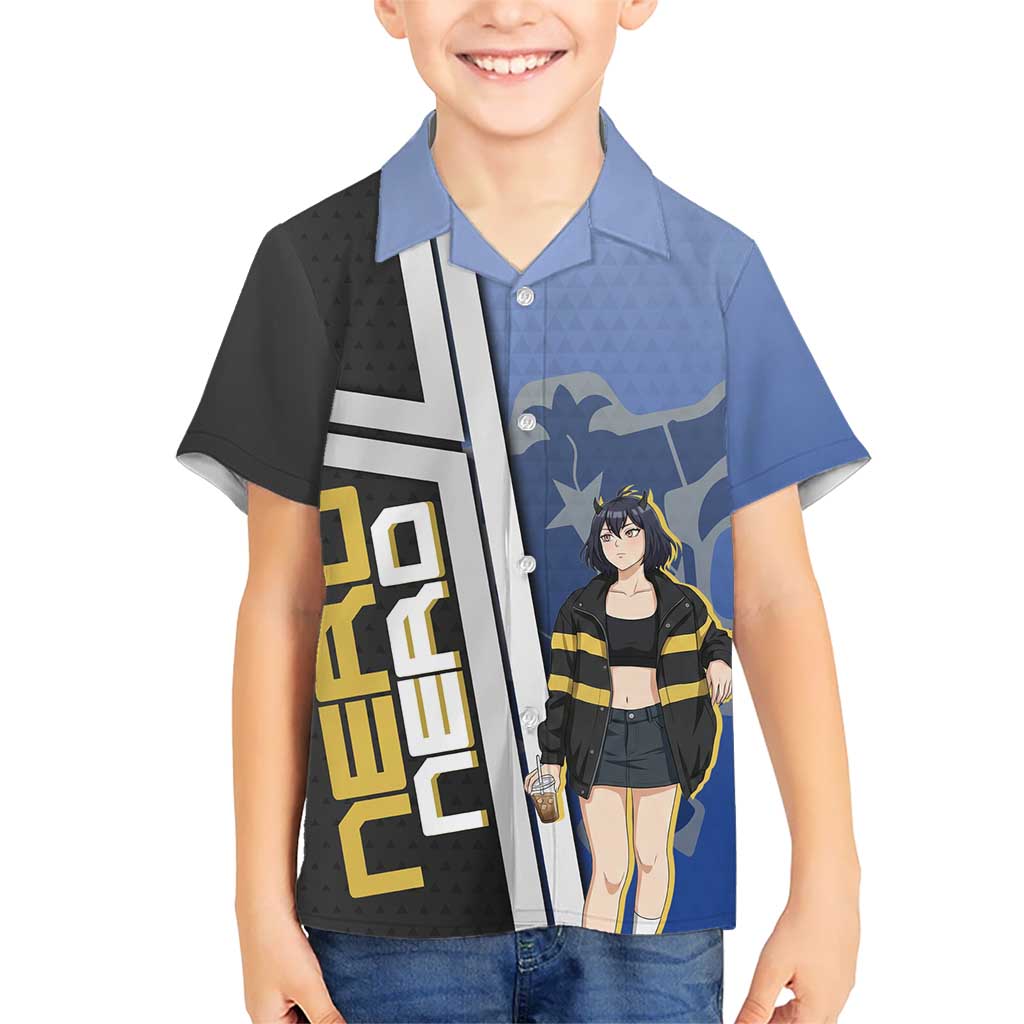 Black Clover Nero Kid Hawaiian Shirt Anime Illustration Style