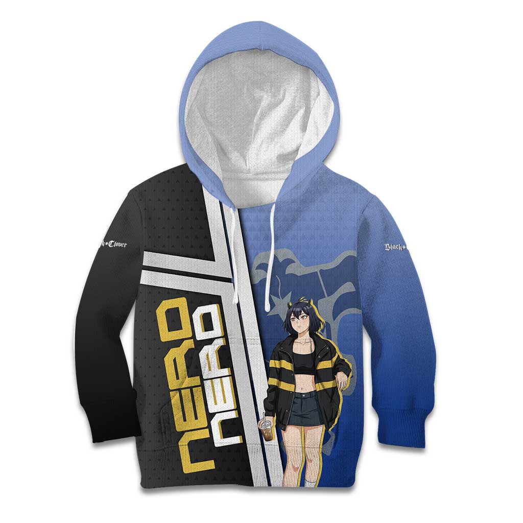 Black Clover Nero Kid Hoodie Anime Illustration Style