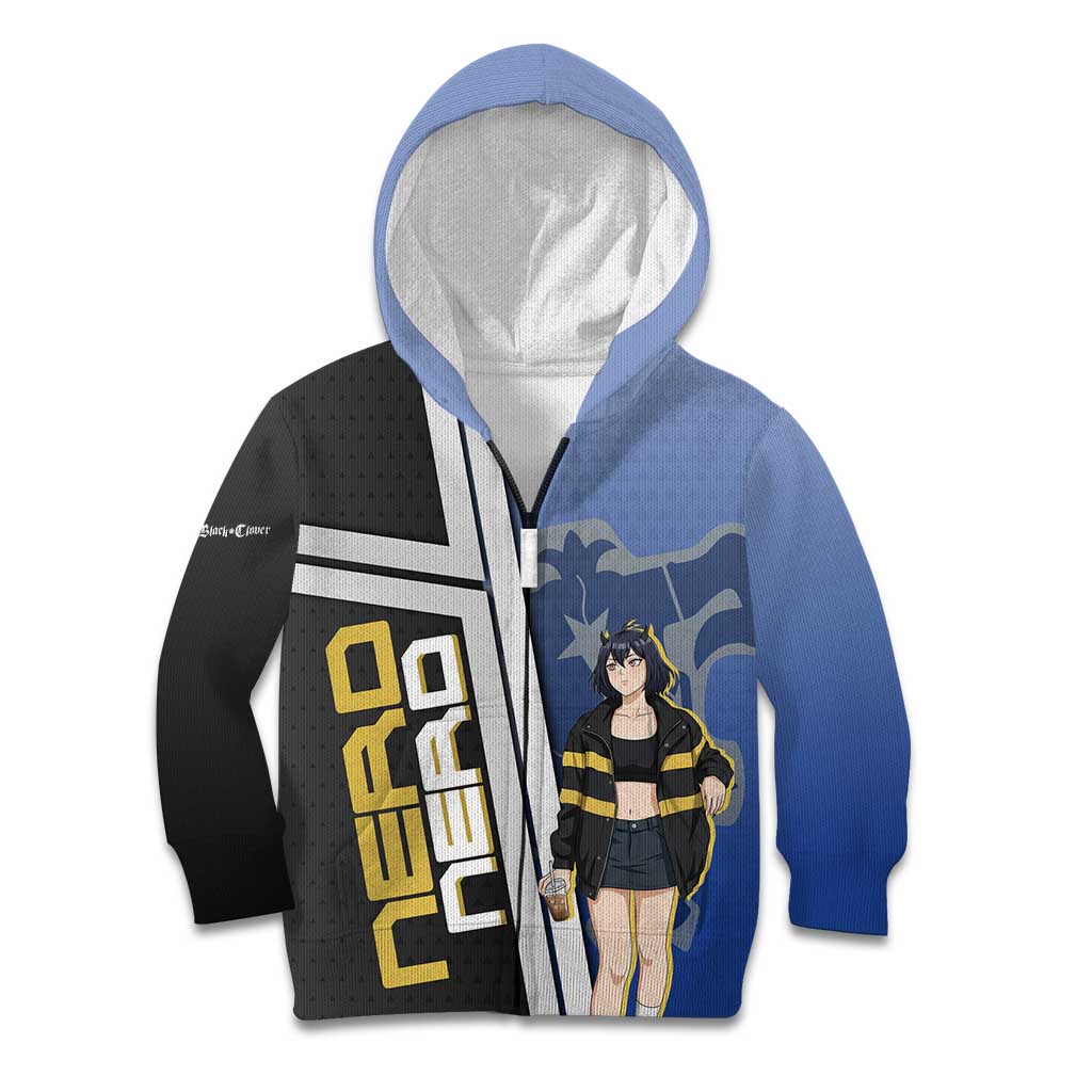 Black Clover Nero Kid Hoodie Anime Illustration Style