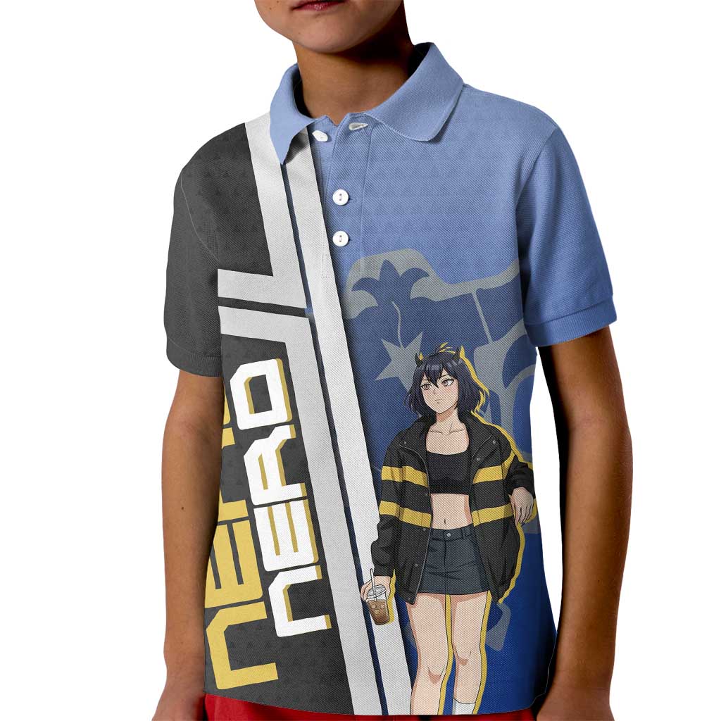 Black Clover Nero Kid Polo Shirt Anime Illustration Style